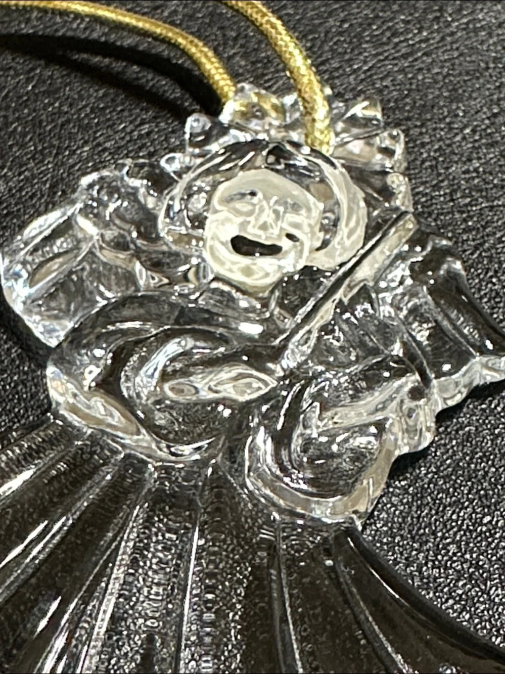 Mikasa Enchanted Christmas Angel Germany Crystal Hanging Ornament